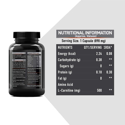 MuscleBlaze L-Carnitine L-Tartrate - Muscleblaze