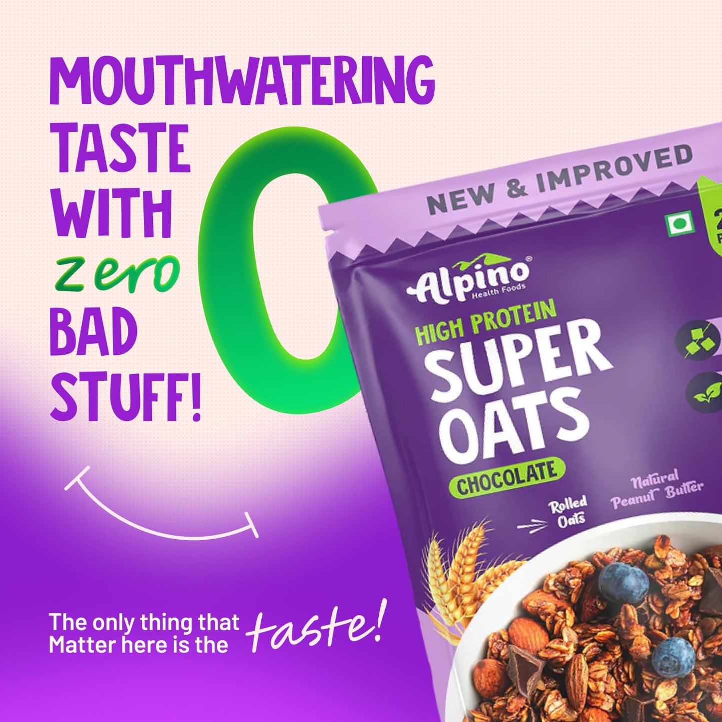 ALPINO High Protein Super Oats Chocolate 1kg - Alpino