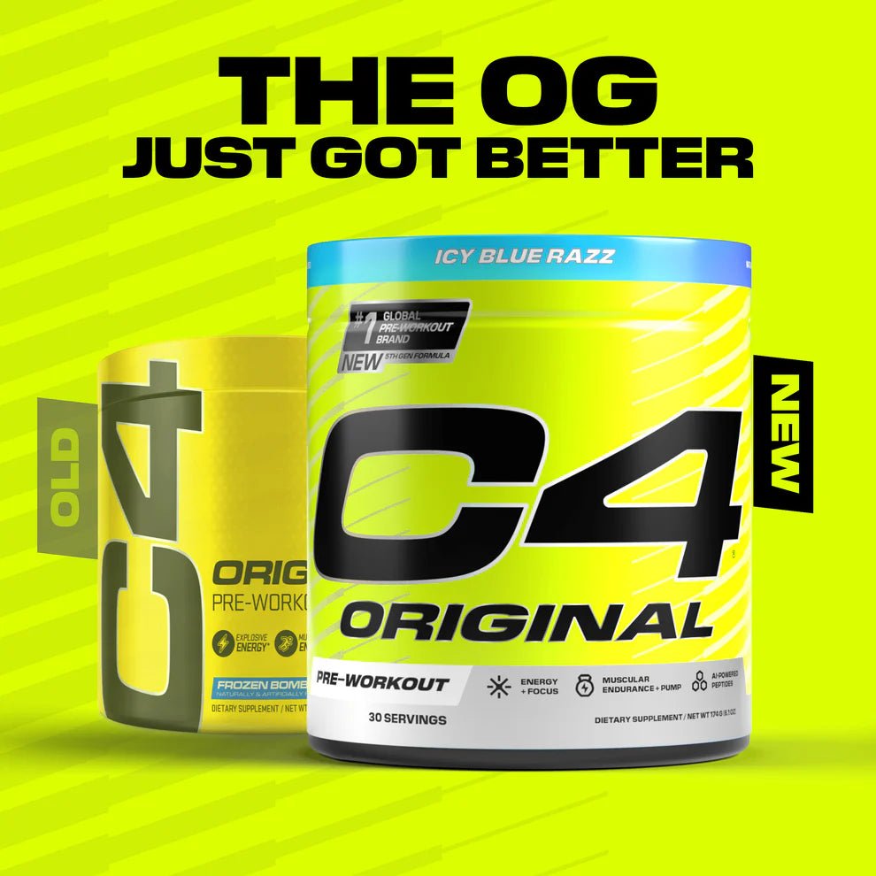 Cellucor C4 Original Pre Workout Powder, 50 Servings, New - Cellucor