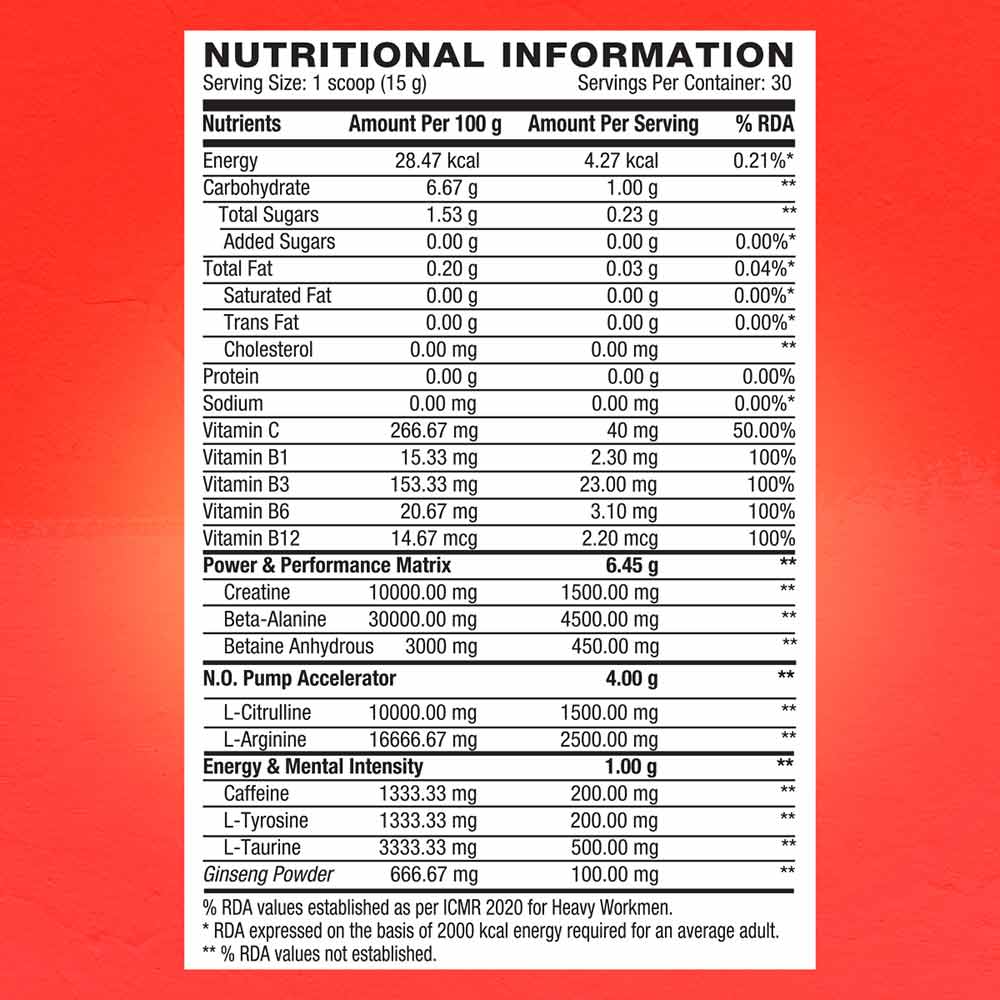 GNC AMP Gold Series Ultra Rush Powder, 450 g - GNC