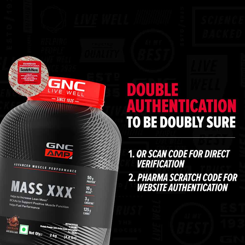 GNC Amp Mass XXX, 2 kg, Chocolate - GNC
