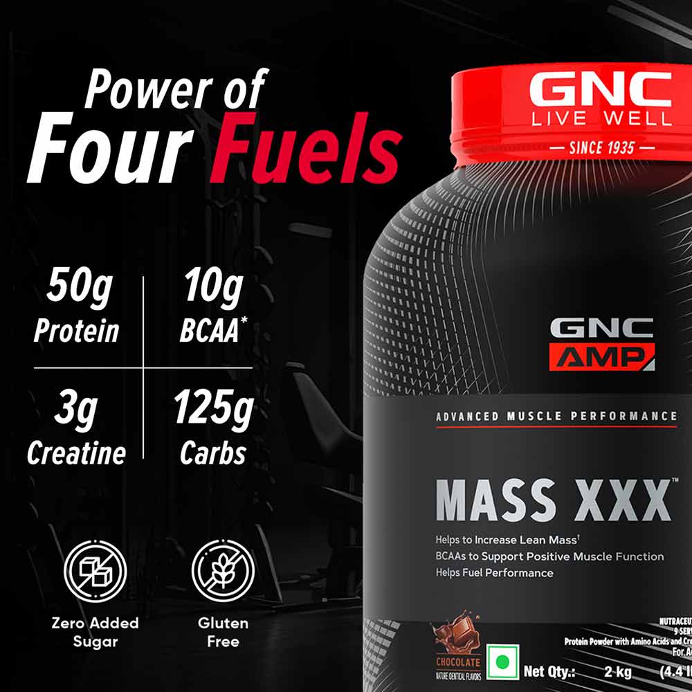 GNC Amp Mass XXX, 2 kg, Chocolate - GNC