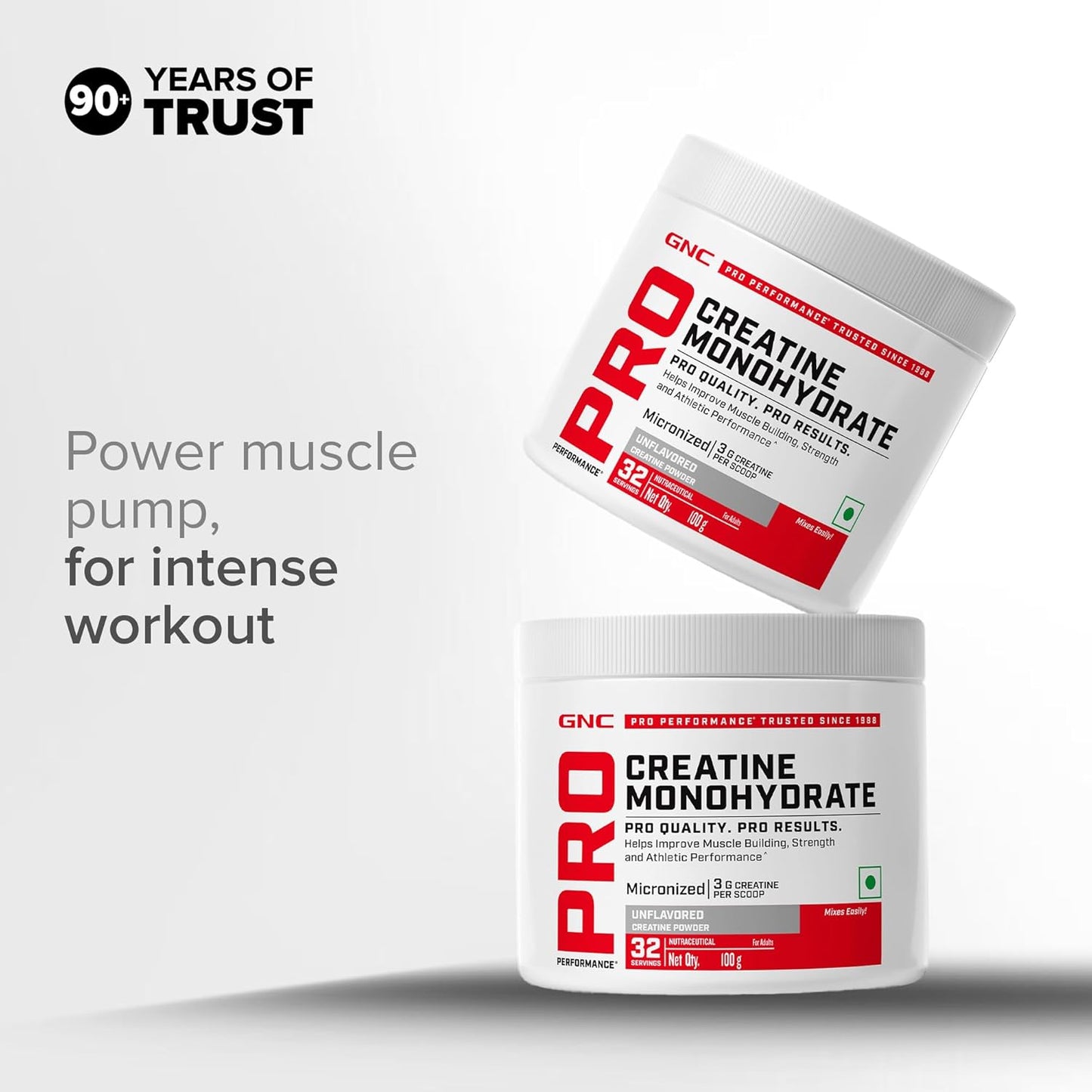 GNC Pro Performance Creatine Monohydrate, 100G - GNC