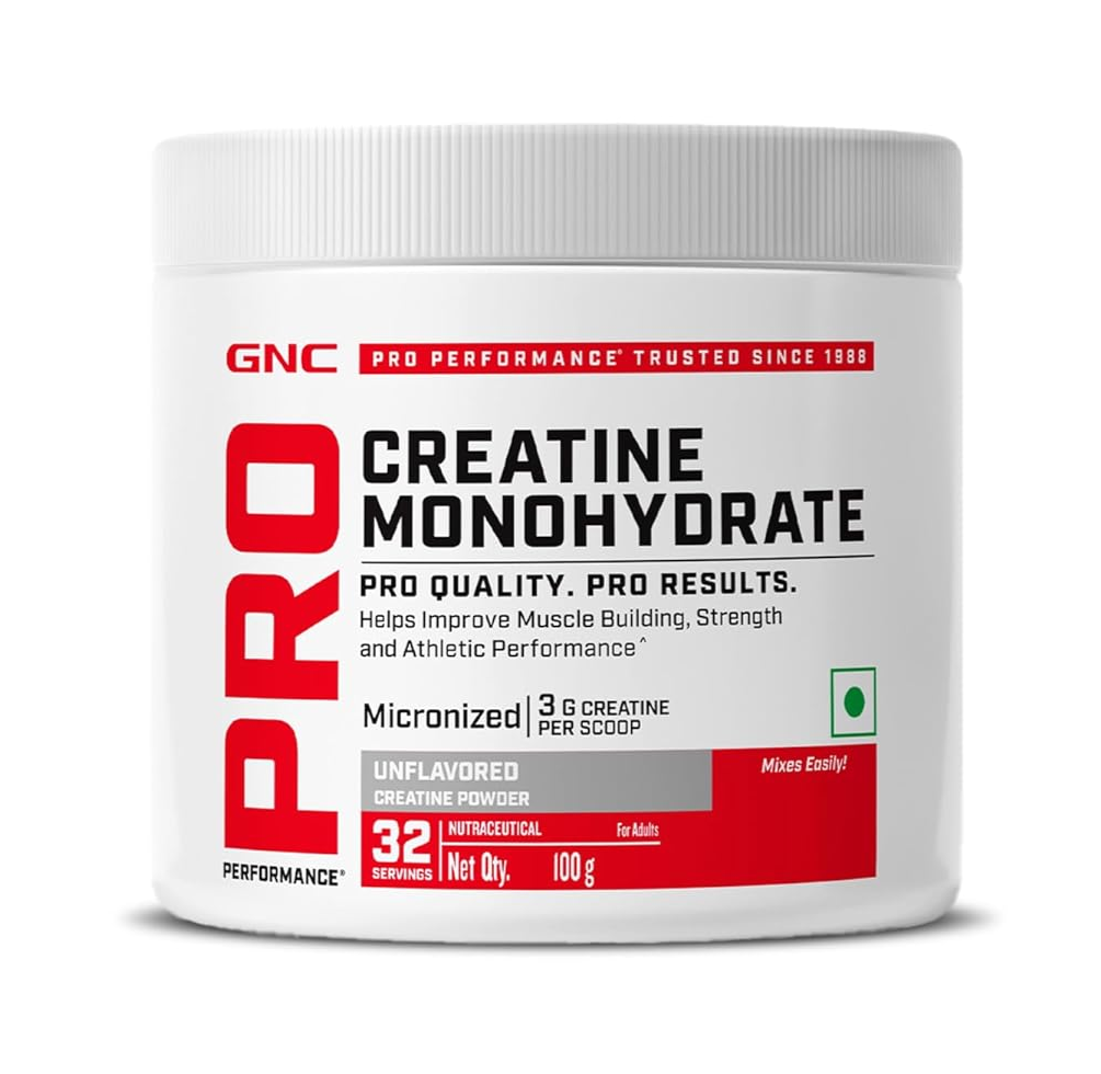 GNC Pro Performance Creatine Monohydrate, 100G - GNC