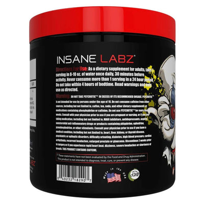 Insane Labz Psychotic Pre - Workout, 215gm, 35 Servings - Insane Labz