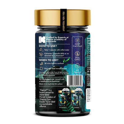 Kapiva Shilajit Gold 60 Capsules - Kapiva
