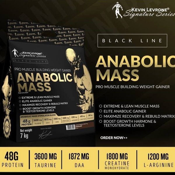 Kevin Levrone Anabolic Mass Gainer, 7 kg, Chocolate - Kevin Levrone