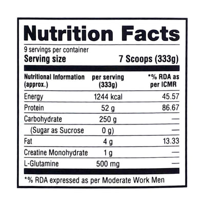 Labrada Muscle Mass Gainer, 3 kg, Chocolate - Labrada