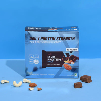 Max Protein Daily Protein Bar - Choco Classic - 10G Protein - RiteBite
