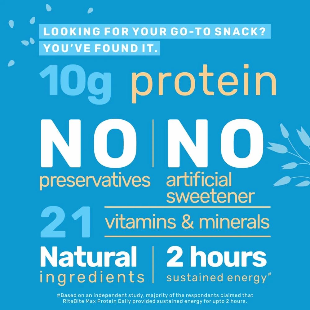 Max Protein Daily Protein Bar - Choco Classic - 10G Protein - RiteBite