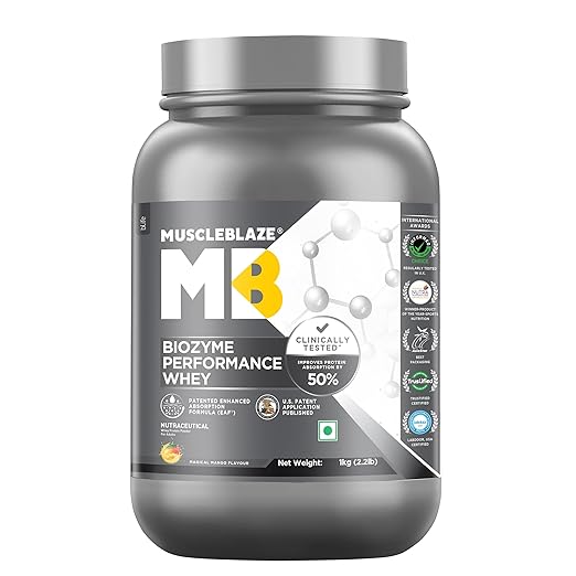 MuscleBlaze Biozyme Performance Whey - Muscleblaze