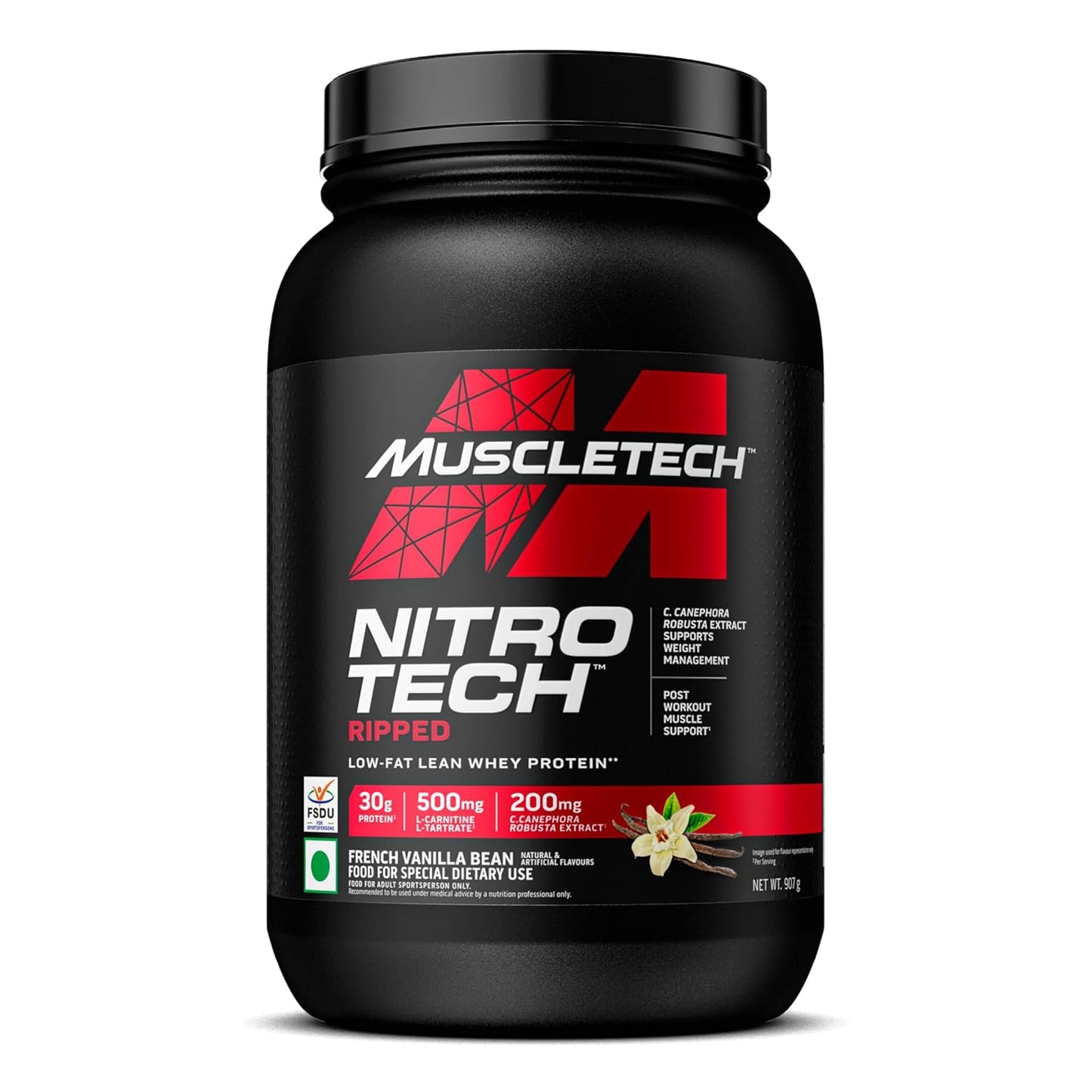 MuscleTech™ Nitro-Tech™ Ripped Whey Protein Powder - Muscletech