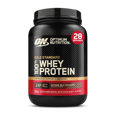 ON (Optimum Nutrition) Gold Standard 100% Whey Protein - Extreme Milk Chocolate - Optimum Nutrition