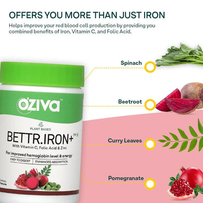 OZiva Plant Based Bettr.Iron - Oziva
