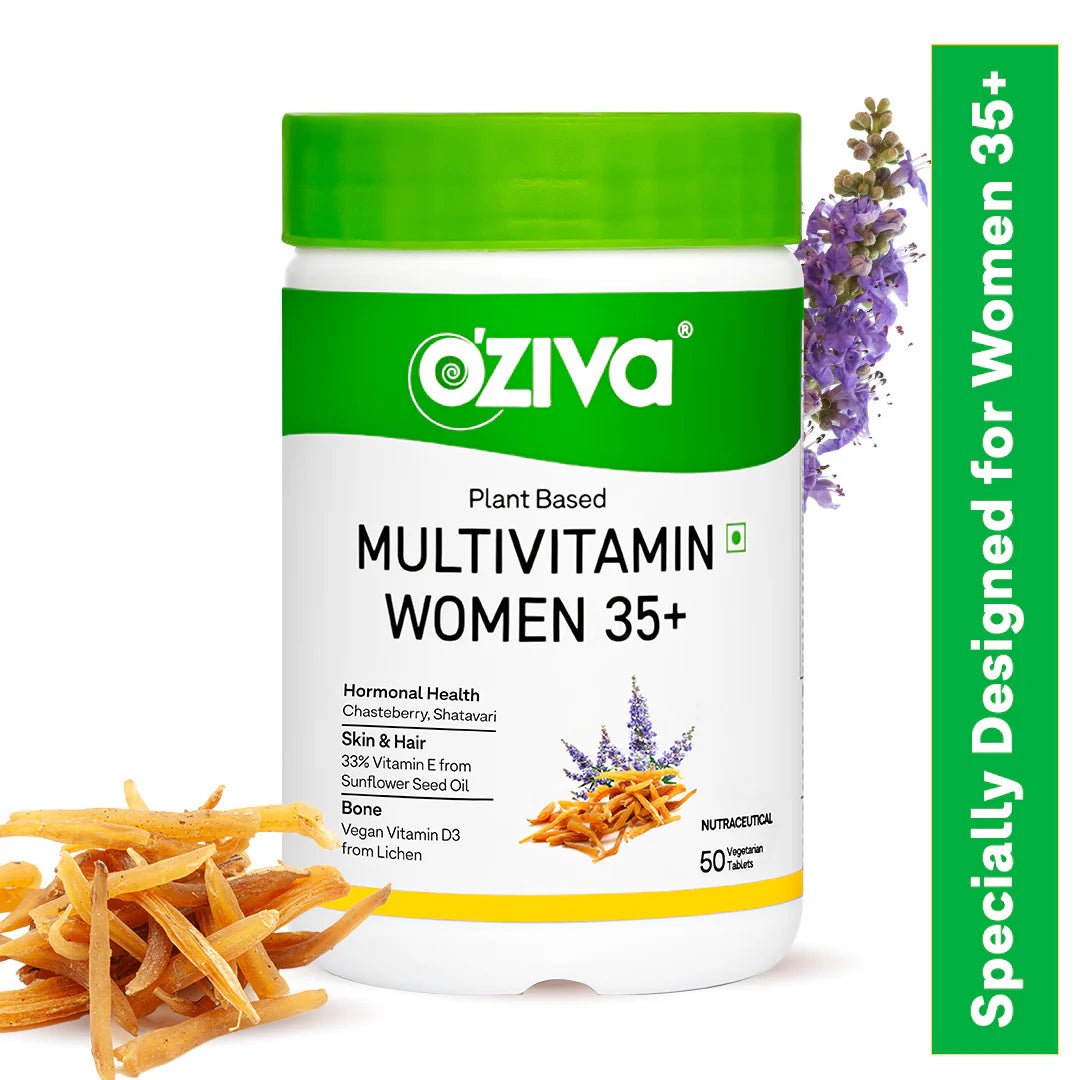 Oziva Plant Based Multivitamins for Women - 50 Tablets - Oziva