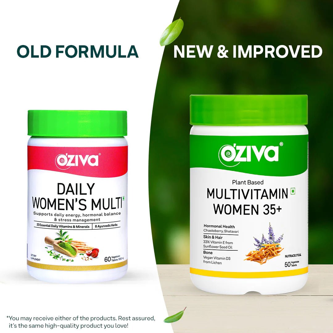 Oziva Plant Based Multivitamins for Women - 50 Tablets - Oziva