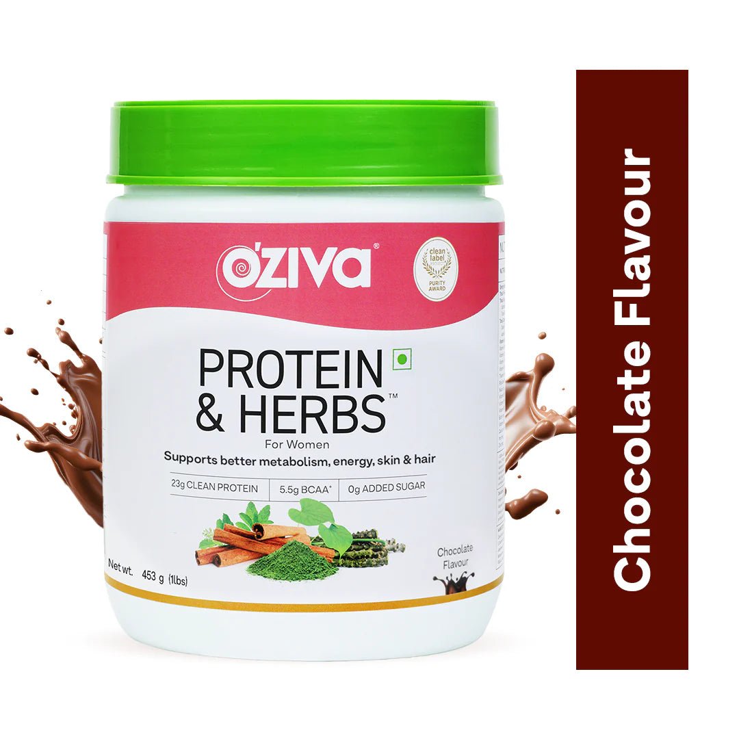 OZiva Protein & Herbs for Women, 500G - Oziva