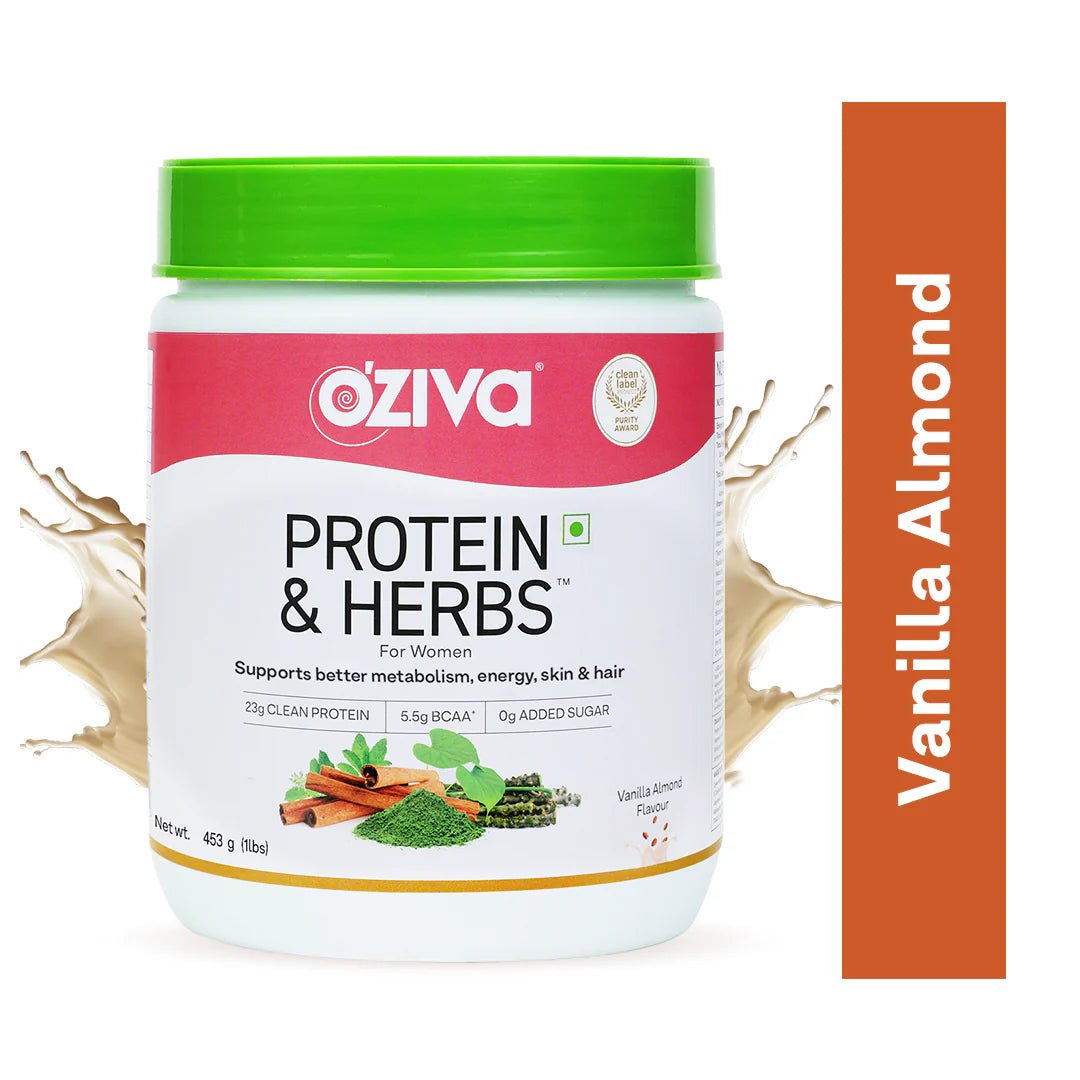 OZiva Protein & Herbs for Women, 500G - Oziva