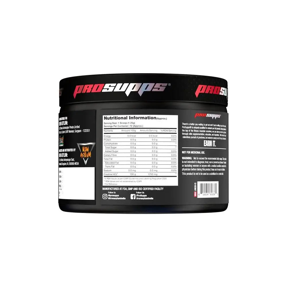 ProSupps Creatine HCL, 72 Servings - ProSupps