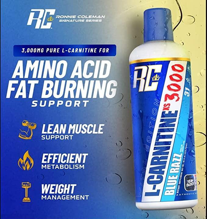 Ronnie Coleman - L - Carnitine XS 3,000 mg Liquid, Wild Cherry - Ronnie Coleman