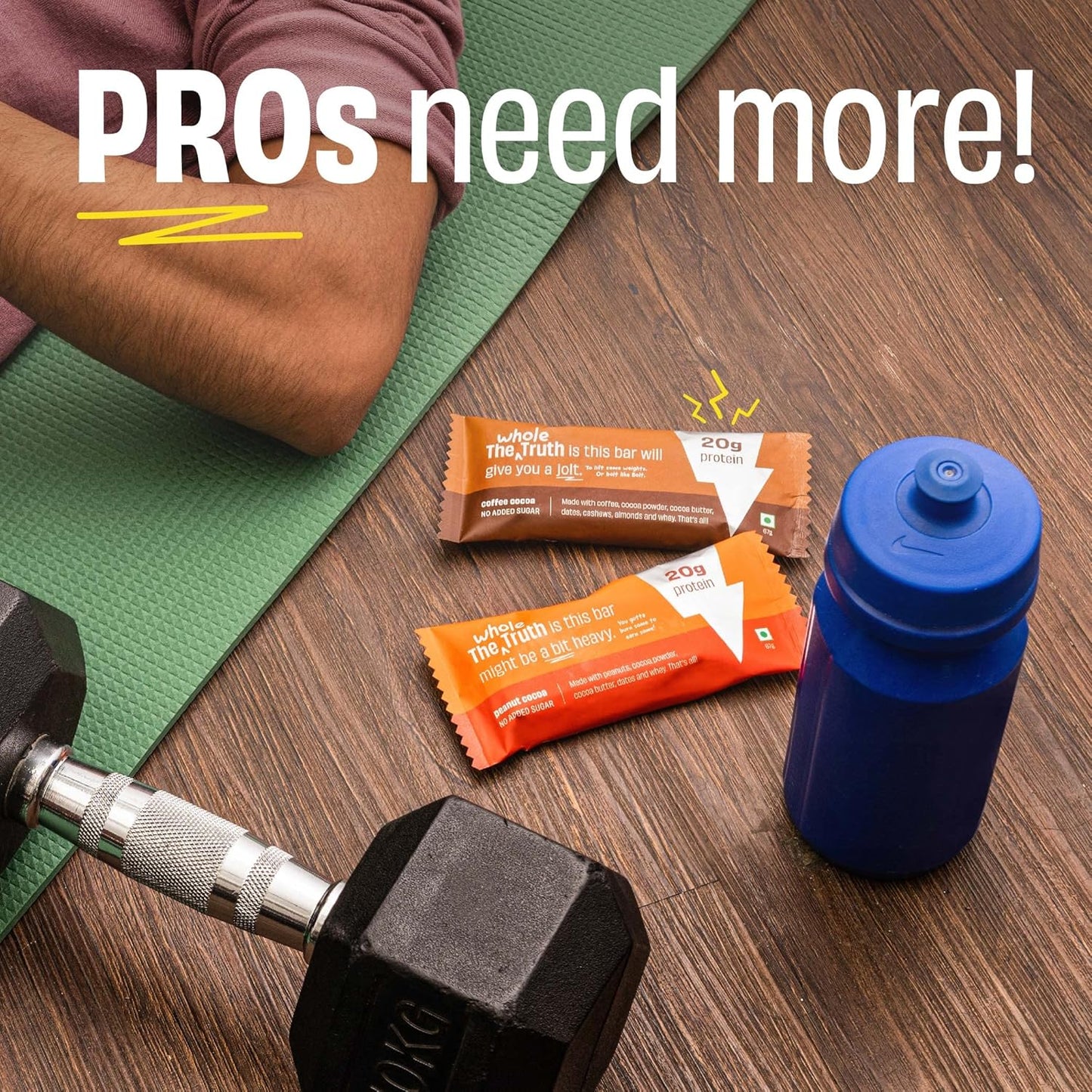 The Whole Truth - High Protein Double Cocoa 20g Protein Bar - The Whole Truth