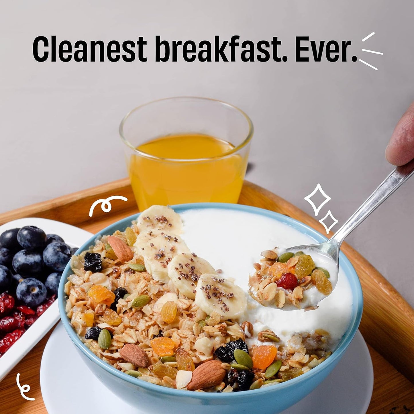 The Whole Truth - Muesli - 5 Grain Muesli - 750 grams - No Added Sugar - The Whole Truth