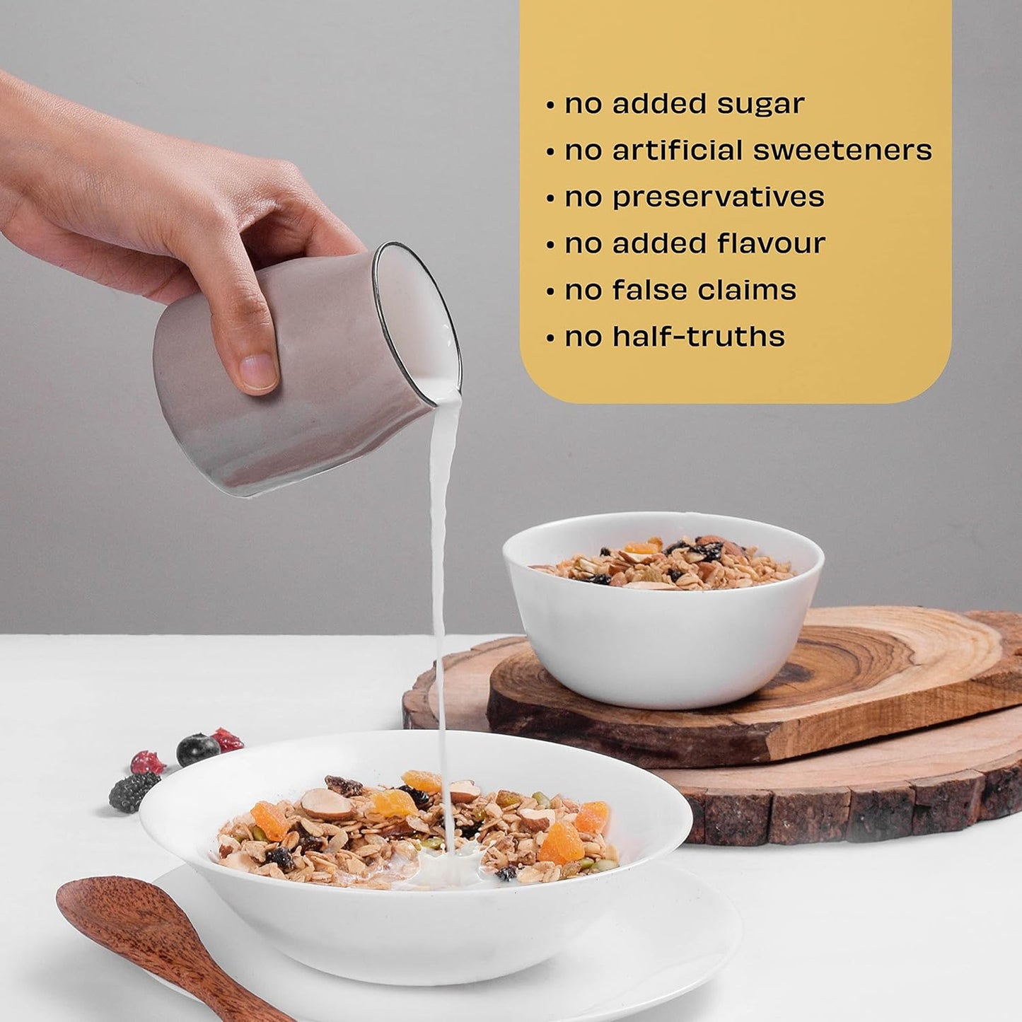 The Whole Truth - Muesli - 5 Grain Muesli - 750 grams - No Added Sugar - The Whole Truth