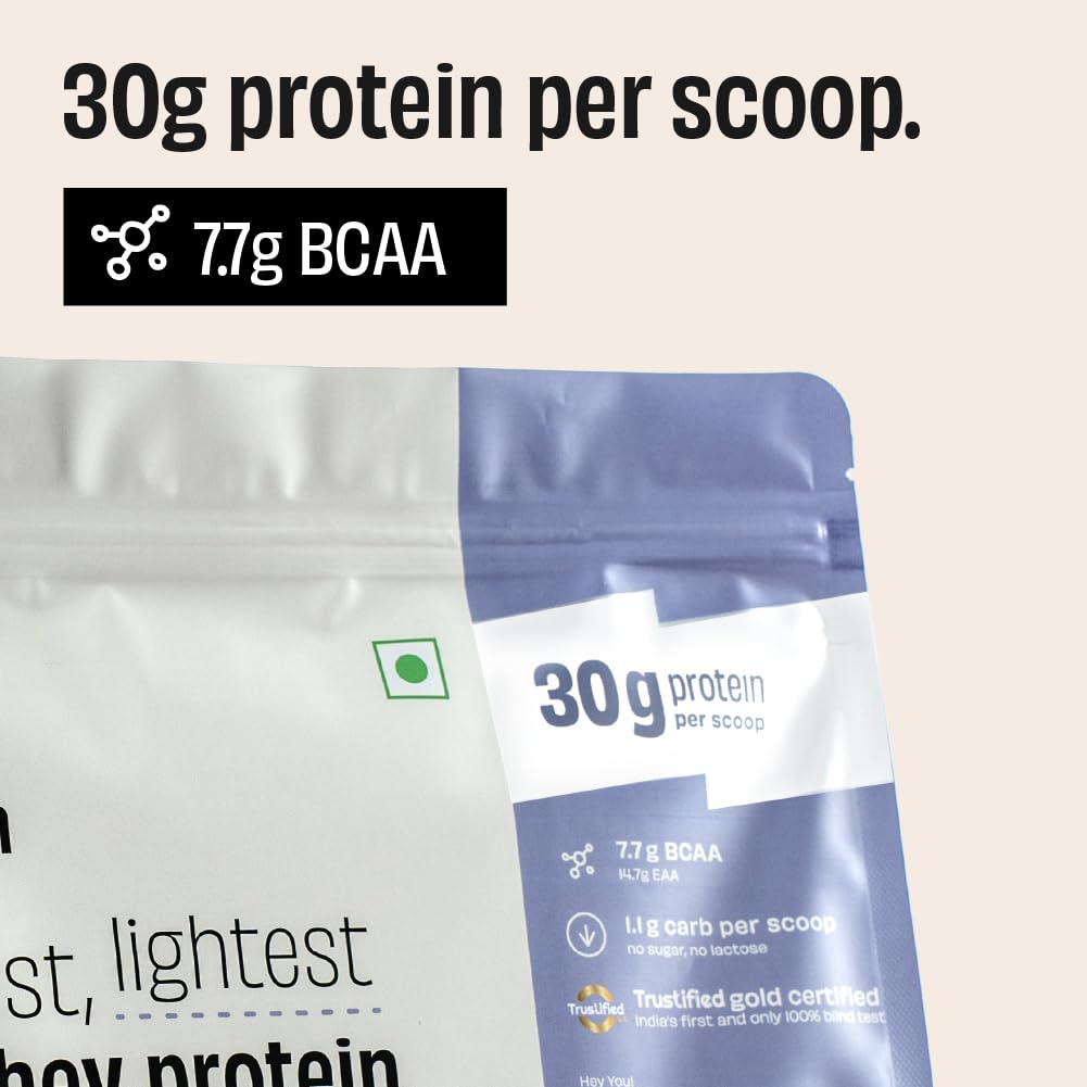 The Whole Truth Whey Protein Isolate Unflavoured 1 kg - 30G Protein - The Whole Truth