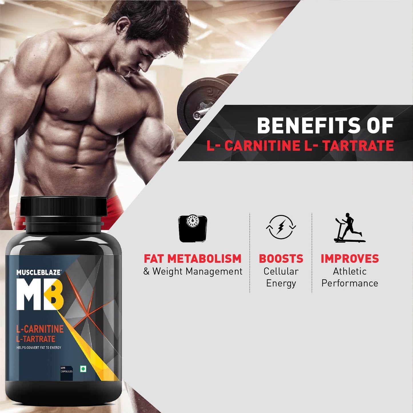 MuscleBlaze L-Carnitine L-Tartrate