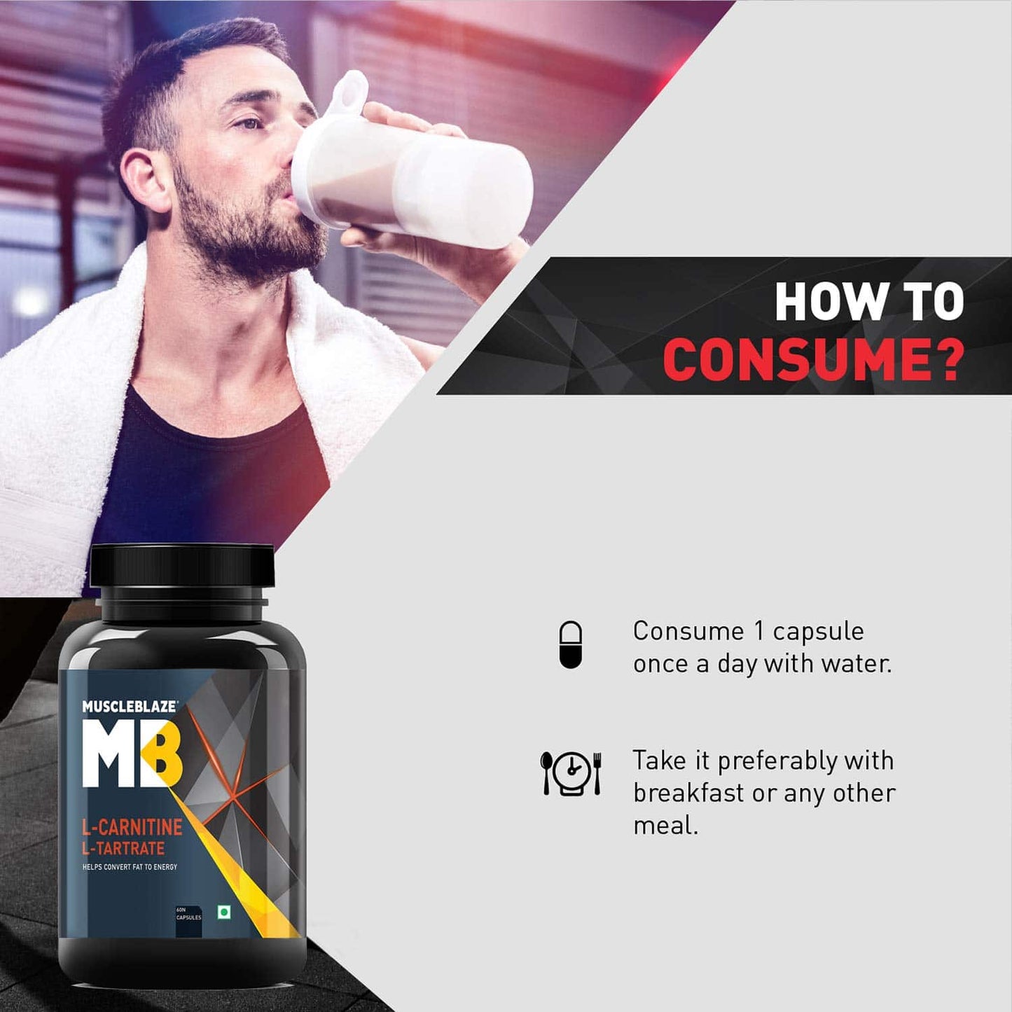 MuscleBlaze L-Carnitine L-Tartrate