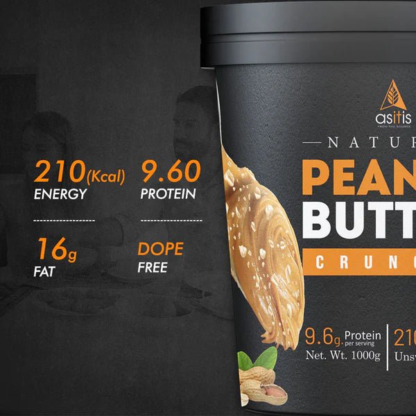 AS - IT - IS Peanut Butter Natural & Unsweetened with High Protein - AS - IT - IS