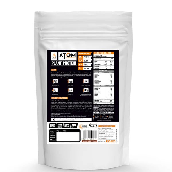 ATOM Plant Protein | Vegan | 25G Protein - ATOM