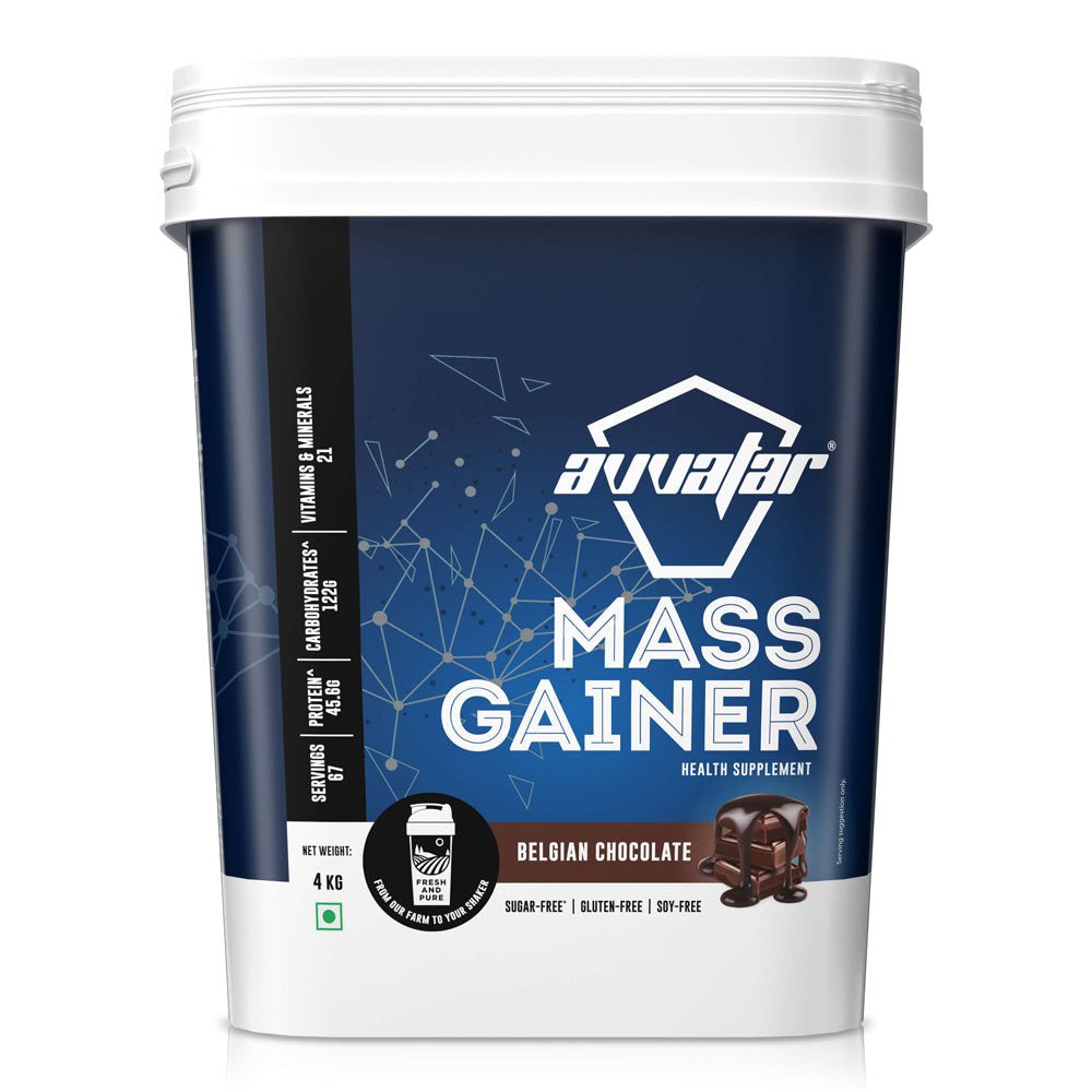 Avvatar Mass Gainer 4 Kg Belgian Chocolate - Avvatar