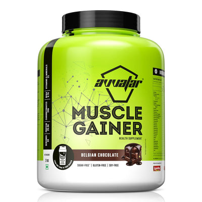 Avvatar Muscle Gainer | 2 Kg | Belgian Chocolate - Avvatar