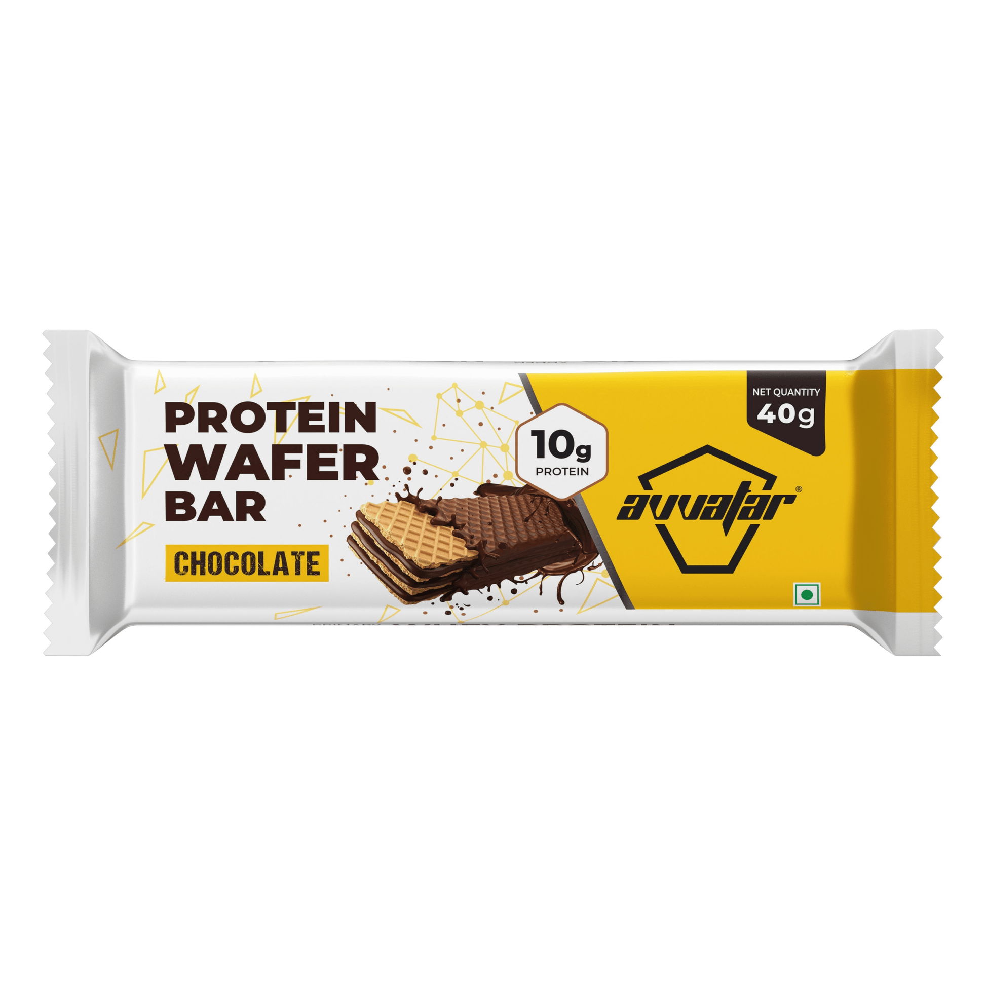 Avvatar Protein Wafer Bar Chocolate Flavour 8X40g - Avvatar
