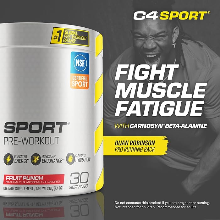 Cellucor C4 Sport Pre Workout Powder, 30 Servings - Cellucor