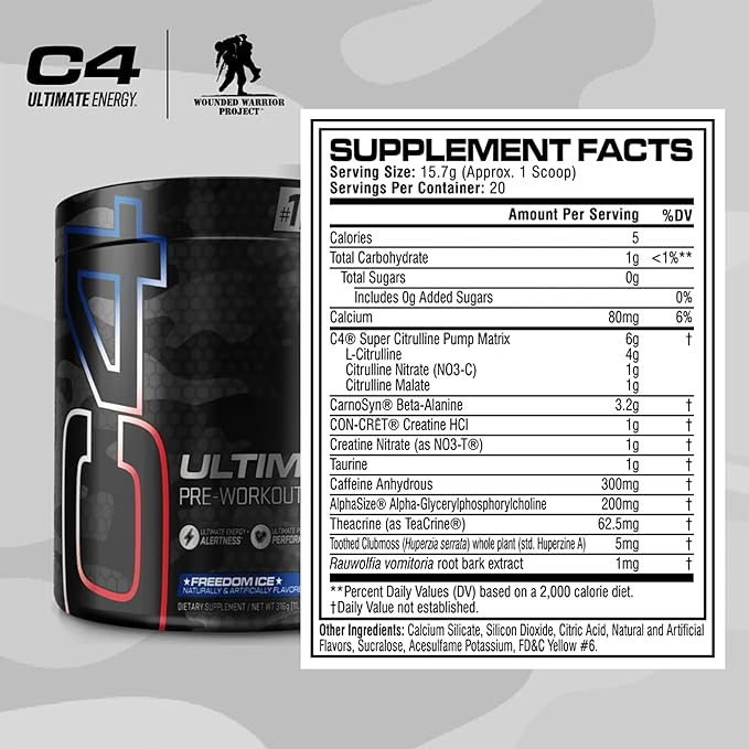 Cellucor C4 Ultimate Pre - Workout, 60 Servings - Cellucor