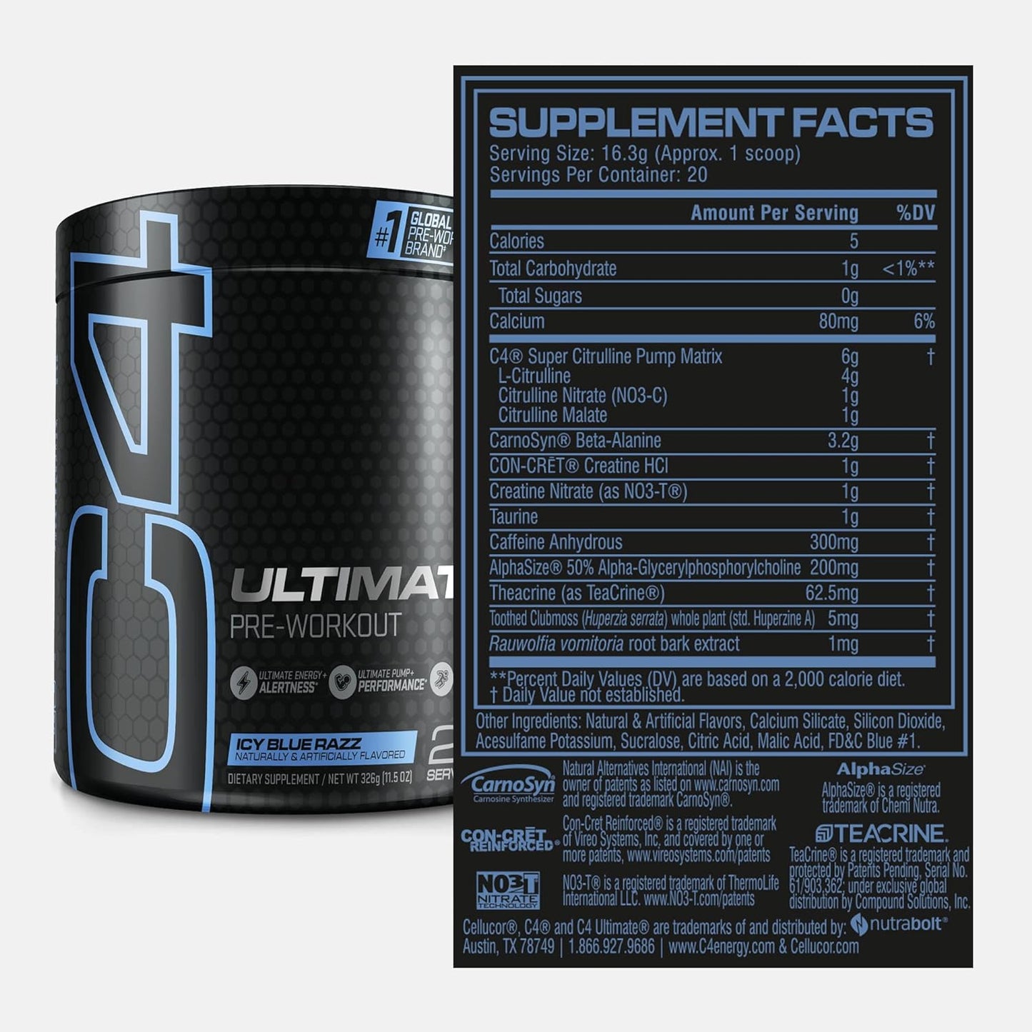 Cellucor C4 Ultimate Pre - Workout, 60 Servings - Cellucor