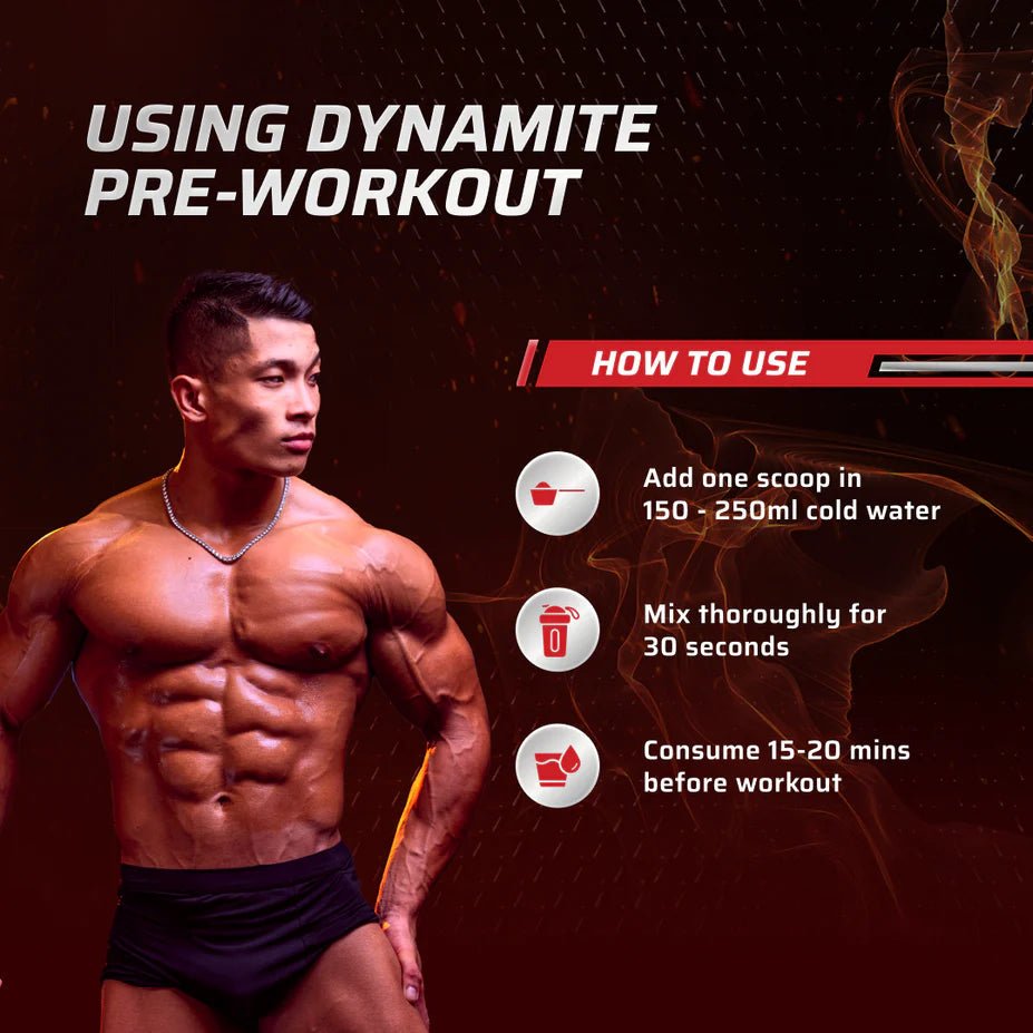 Dynamite Pre Workout by Wellcore, 30 Servings - Wellcore