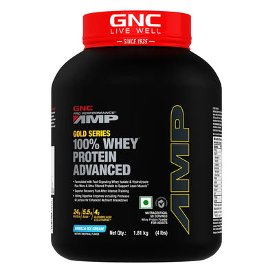 GNC AMP Gold Series 100% Whey Protein Advanced - GNC