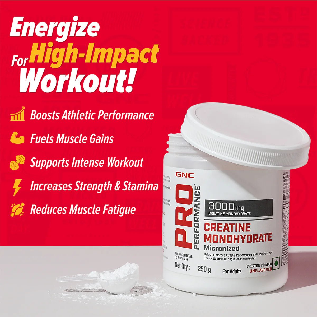 GNC Pro Performance Creatine Monohydrate - GNC