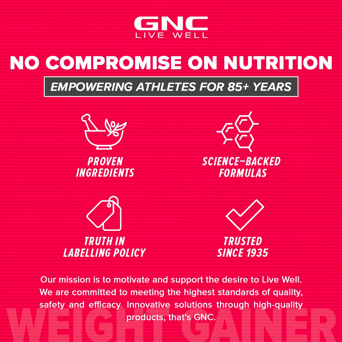 GNC Pro Performance Weight Gainer, 3 kg (6.6 lb), Double Chocolate - GNC