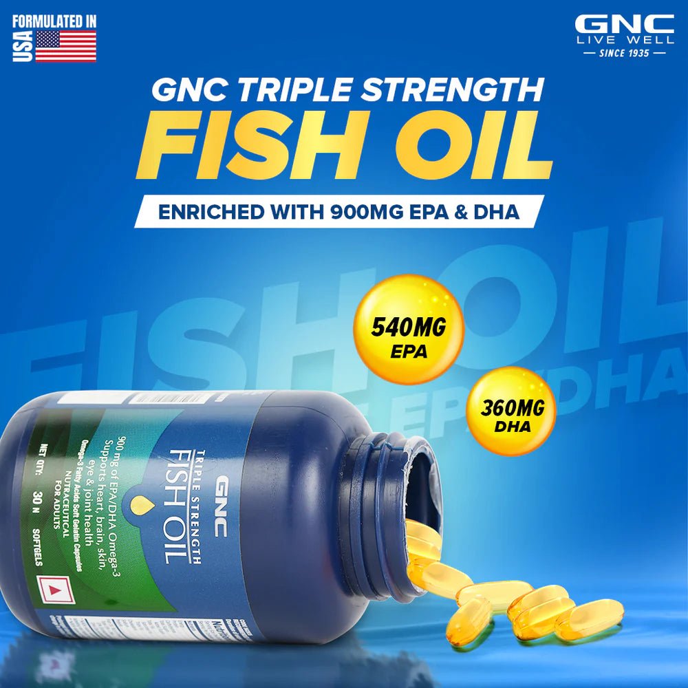 GNC Triple Strength Fish Oil - GNC