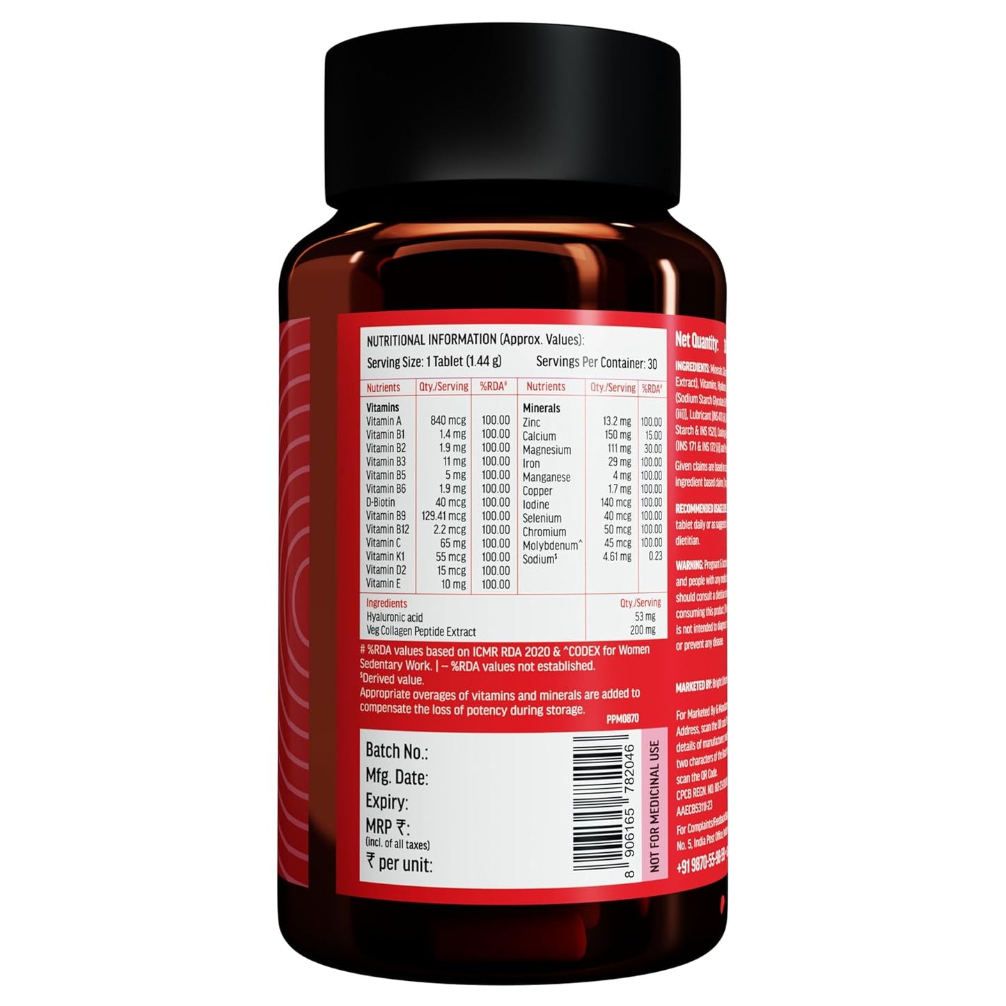 HK Vitals Multivitamin Plus Women, 60 Tablets - HK Vitals