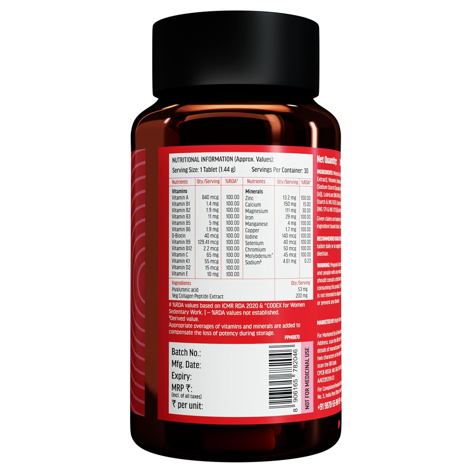 HK Vitals Multivitamin Plus Women, 60 Tablets - HK Vitals