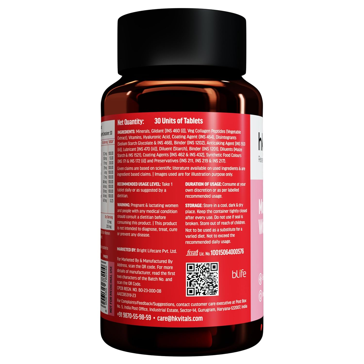 HK Vitals Multivitamin Plus Women, 60 Tablets - HK Vitals