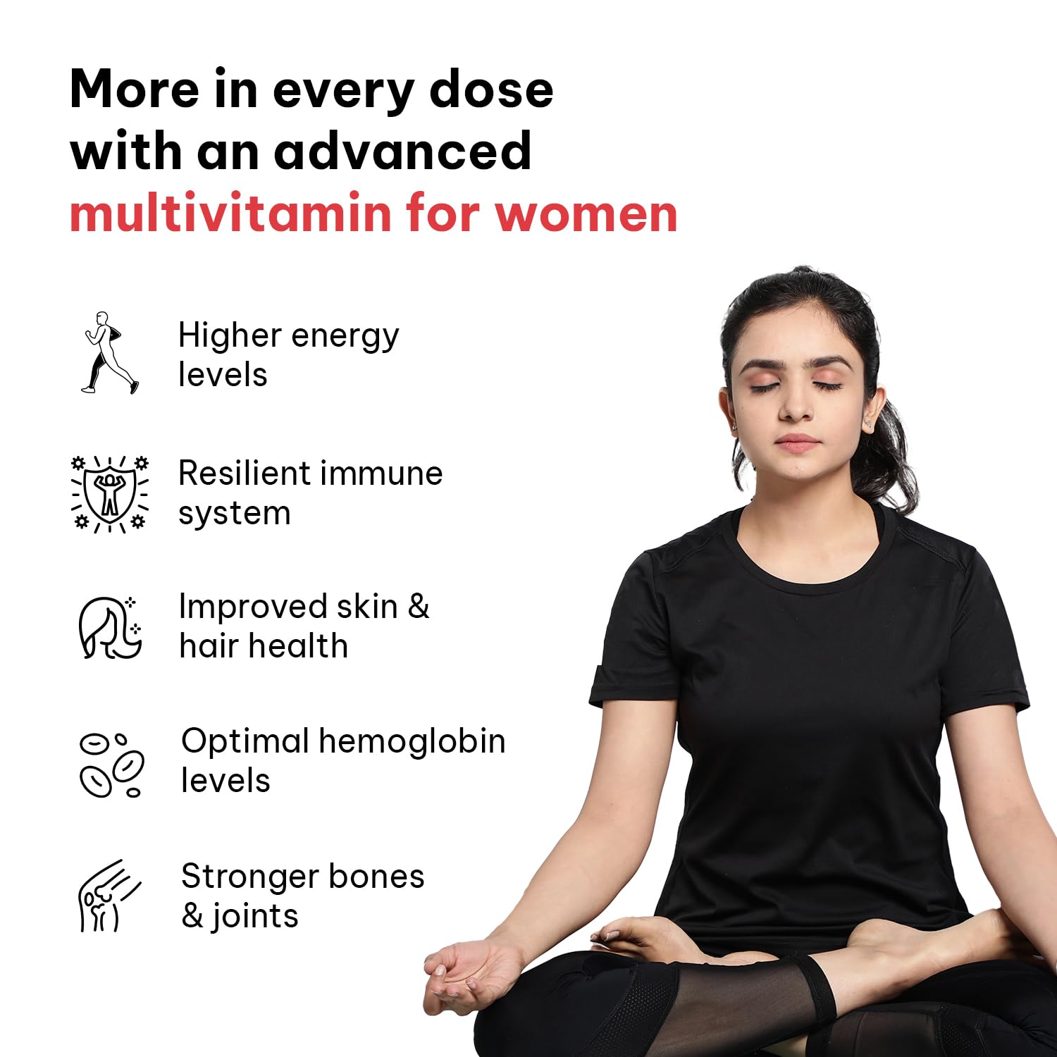 HK Vitals Multivitamin Plus Women, 60 Tablets - HK Vitals
