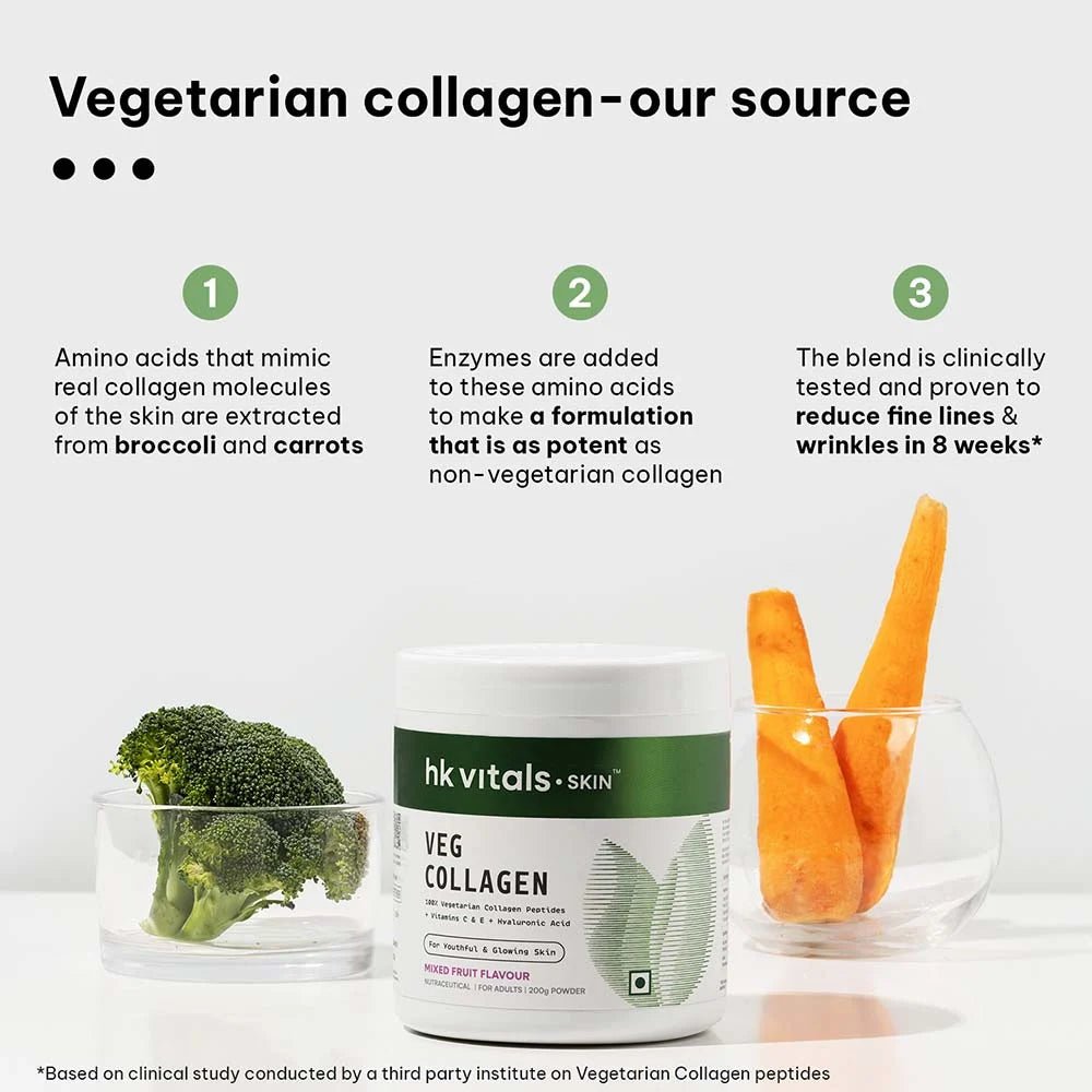 HK Vitals Skin Radiance Collagen, 200G, Veg - HK Vitals
