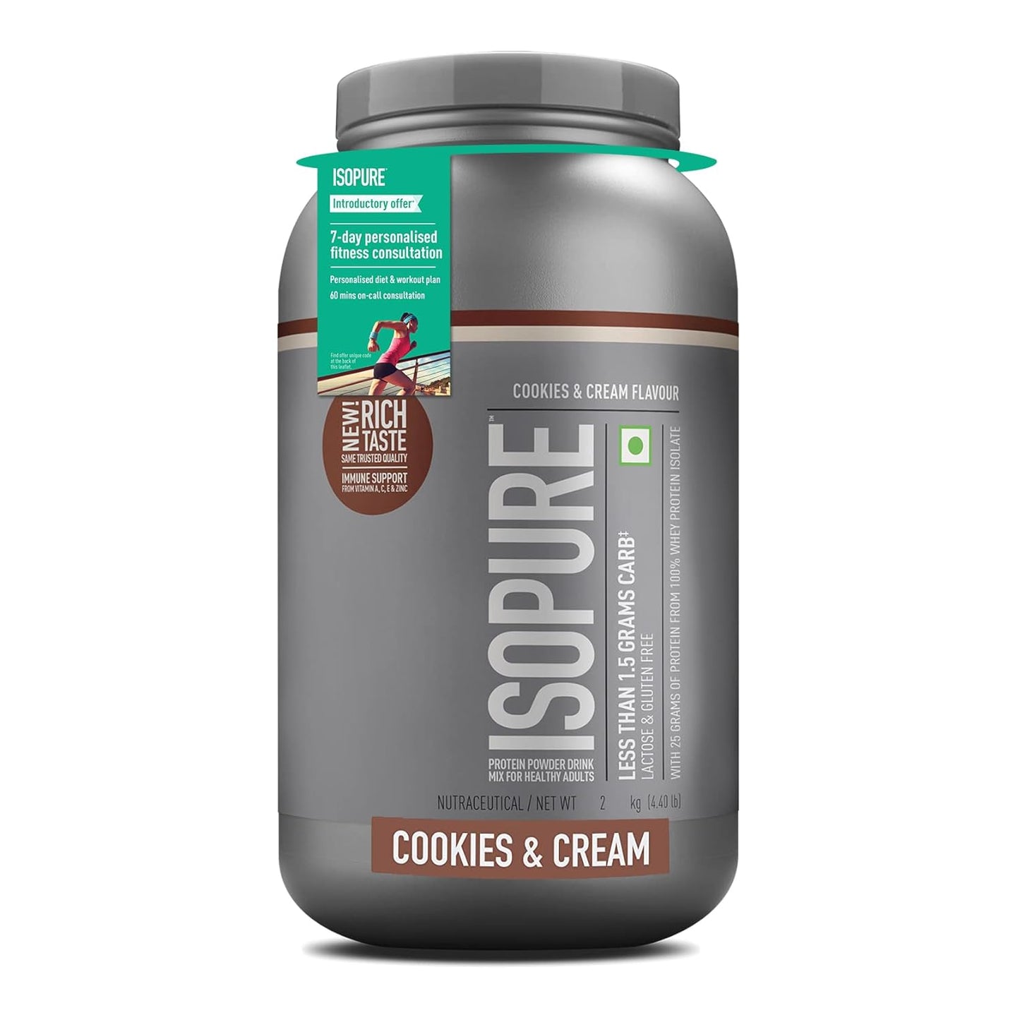 Isopure Whey Protein Isolate Powder with Vitamins - Isopure