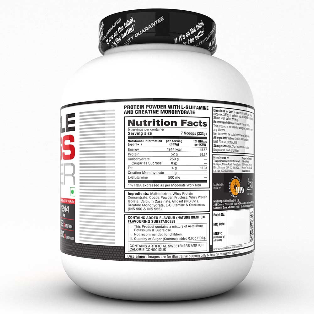 Labrada Muscle Mass Gainer, 3 kg, Chocolate - Labrada